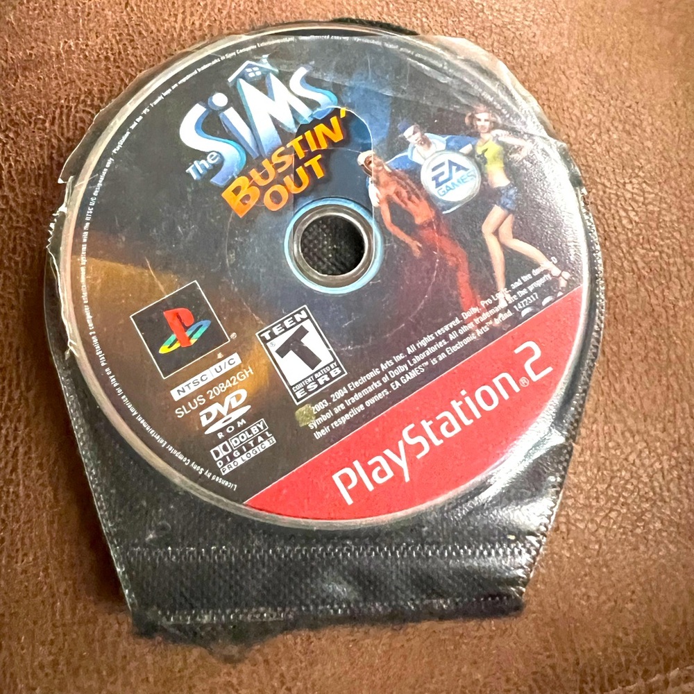 PS2 Game Sims Bustin Out
